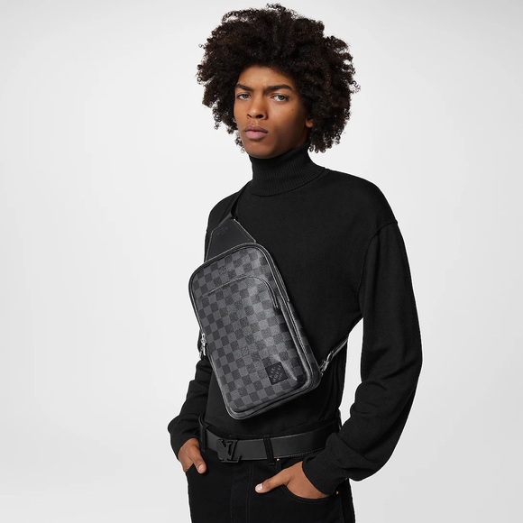 Louis Vuitton Damier Graphite Canvas Avenue Slingbag Backpack Style Bag - Picture 4 of 16